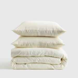 Quince Duvet Cover Set - Ivory - King